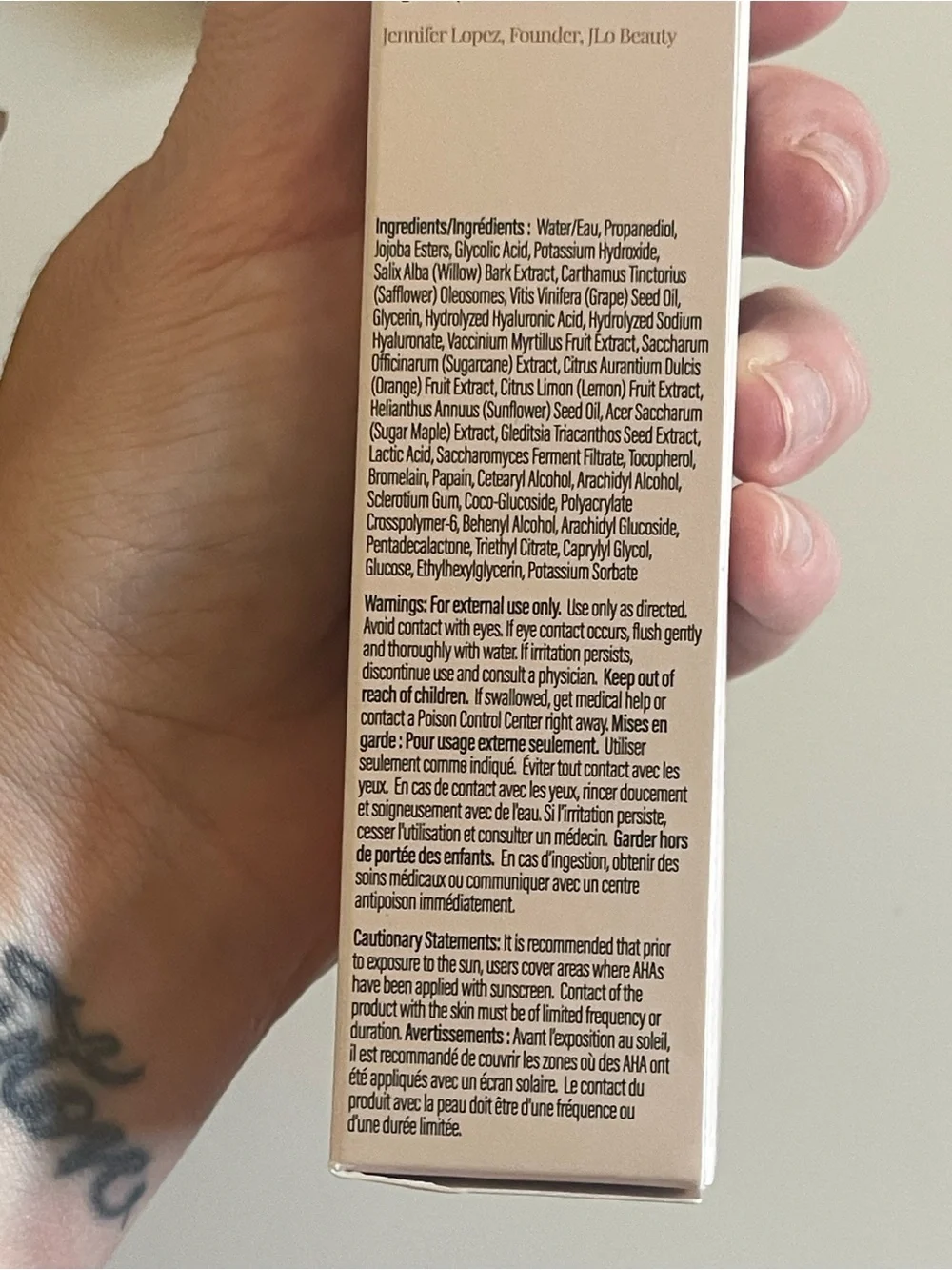 JLO BEAUTY That Overnight Hustle AHA + BHA RESURFACER